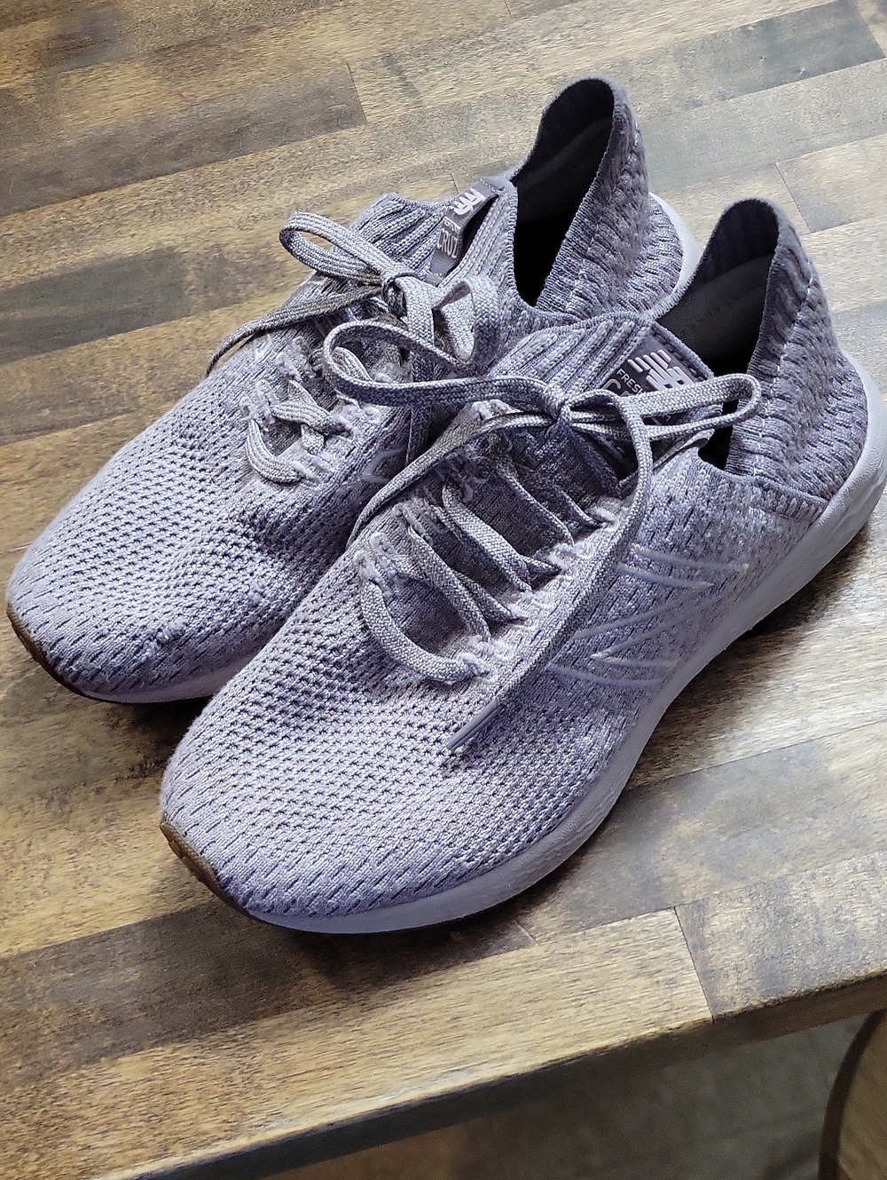 New Balance Light Purple Knit Lace-Up Training Shoes Size 7.5